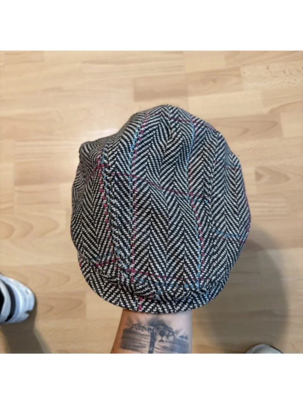 Dakine Wool Newsboy Womens Kids Plaid Hat Cap One Size